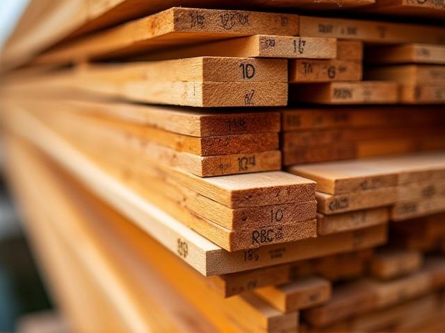 丁寧に選別される高品質な海洋木材